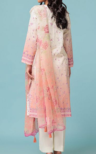 Bonanza Off White/Pink Lawn Suit | Pakistani Lawn Suits- Image 2