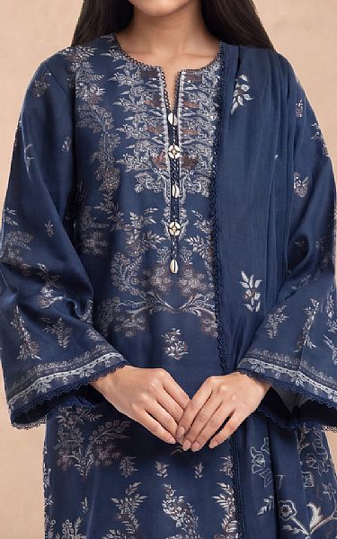 Bonanza Pickled Bluewood Jacquard Suit | Pakistani Lawn Dress in USA- Image 2