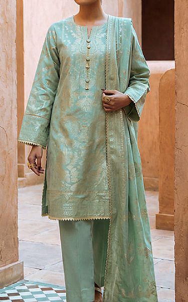 Bonanza Mint Jacquard Suit | Pakistani Lawn Dress in USA- Image 1