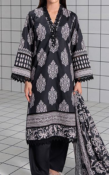 Bonanza Black Lawn Suit | Pakistani Lawn Dress in USA- Image 1