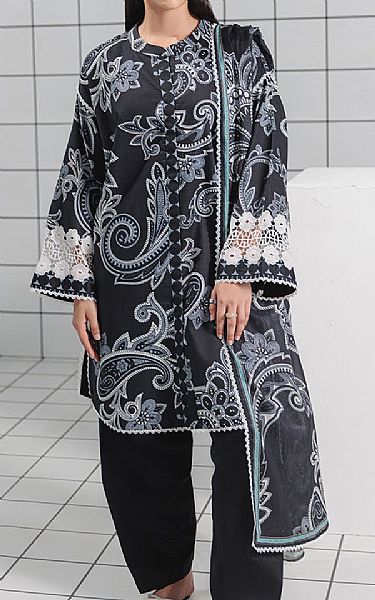 Bonanza Black Lawn Suit | Pakistani Lawn Dress in USA- Image 1