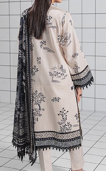Bonanza Ivory Lawn Suit | Pakistani Lawn Dress in USA- Image 2