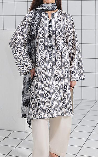 Bonanza Off White Lawn Suit | Pakistani Lawn Dress in USA- Image 1