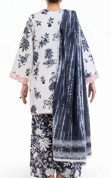 Bonanza Off White/Black Lawn Suit | Pakistani Lawn Dress in USA- Image 2