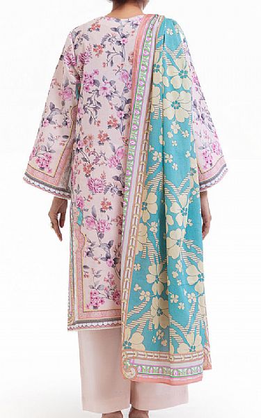 Bonanza Pale Pink Lawn Suit | Pakistani Lawn Dress in USA- Image 2