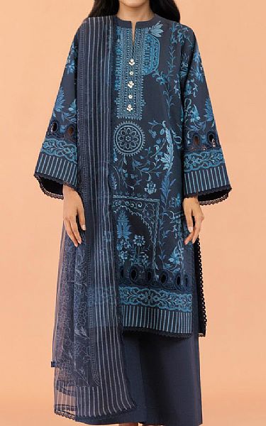 Bonanza Pickled Bluewood Lawn Suit | Pakistani Lawn Dress in USA- Image 1