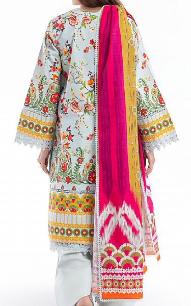 Bonanza Pale Aqua Lawn Suit | Pakistani Lawn Dress in USA- Image 2