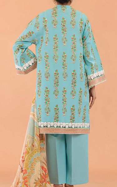 Bonanza Baby Blue Lawn Suit | Pakistani Lawn Dress in USA- Image 2