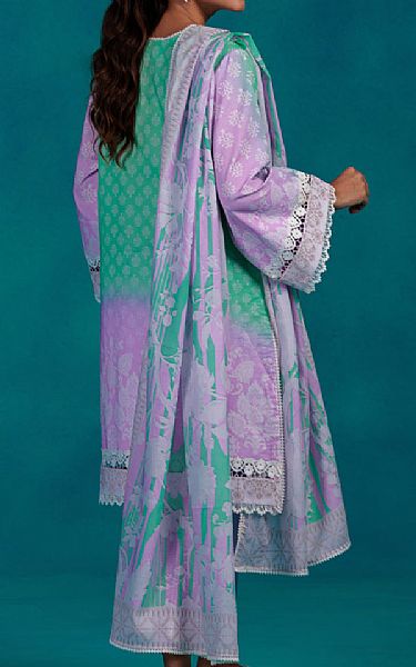 Bonanza Green/Lilac Lawn Suit | Pakistani Lawn Dress in USA- Image 2