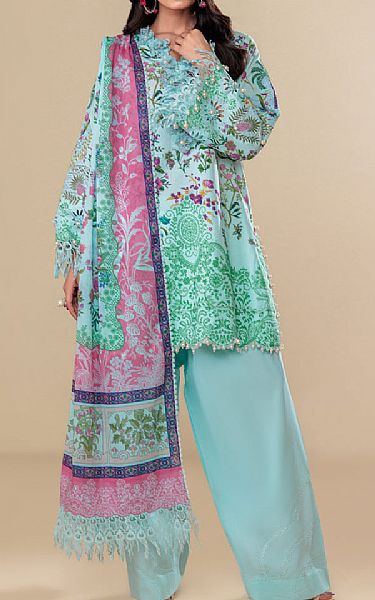 Bonanza Sky Blue Lawn Suit | Pakistani Lawn Dress in USA- Image 1