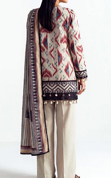 Bonanza Ivory Lawn Suit | Pakistani Lawn Dress in USA- Image 2