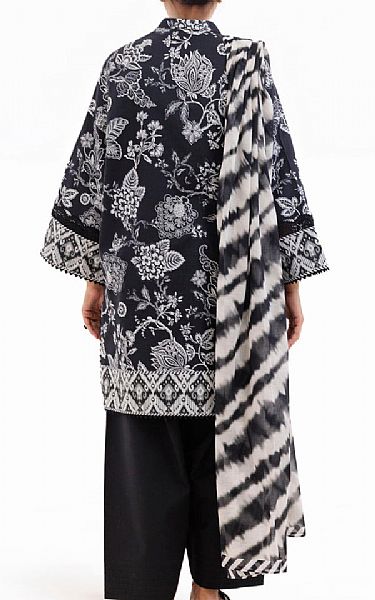 Bonanza Black/Off White Lawn Suit (2 pcs) | Pakistani Lawn Dress in USA- Image 2