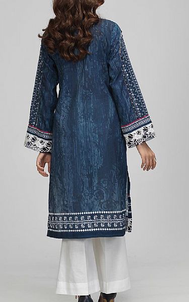 Bonanza Navy Blue Cotton Suit (2 Pcs) | Pakistani Dresses in USA- Image 2