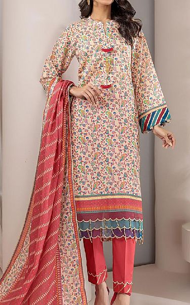 Ivory Lawn Suit | Pakistani Dresses in USA