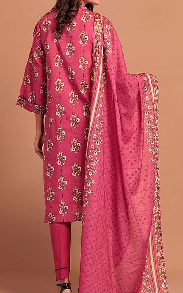 Bonanza Warm Pink Lawn Suit | Pakistani Lawn Suits- Image 2