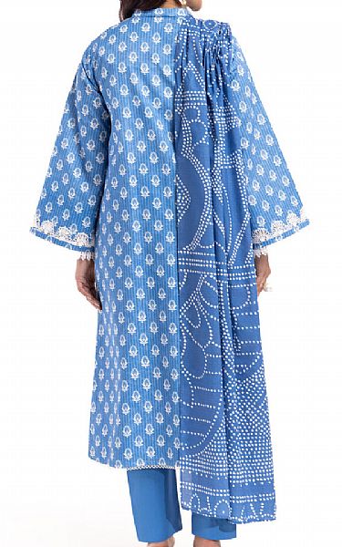 Bonanza Blue/Off White Lawn Suit | Pakistani Lawn Dress in USA- Image 2