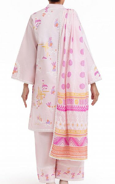 Bonanza Pale Pink Lawn Suit | Pakistani Lawn Dress in USA- Image 2