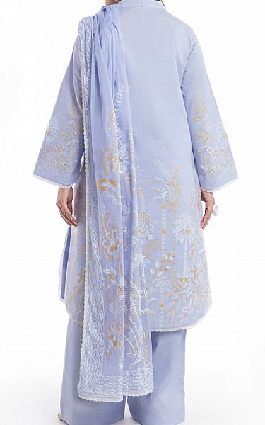 Bonanza Pale Aqua Lawn Suit | Pakistani Lawn Dress in USA- Image 2