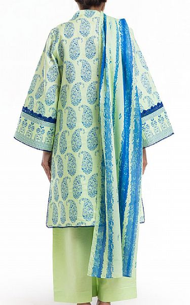Bonanza Light Green Lawn Suit | Pakistani Lawn Dress in USA- Image 2