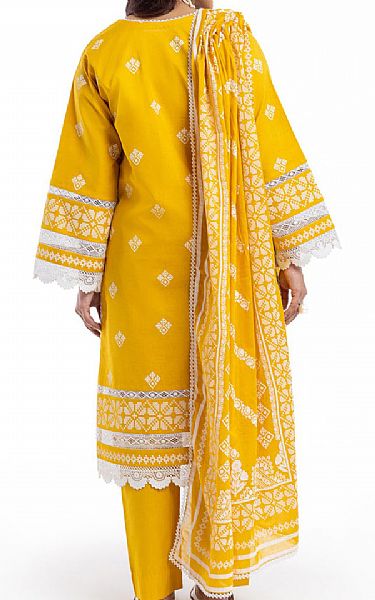 Bonanza Golden Yellow Lawn Suit | Pakistani Lawn Dress in USA- Image 2