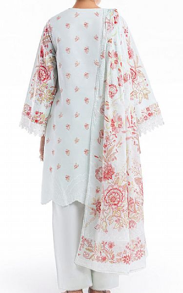 Bonanza Pale Blue Lawn Suit | Pakistani Lawn Dress in USA- Image 2