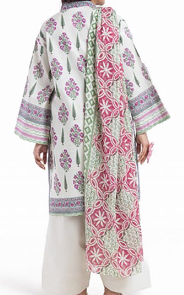 Bonanza Light Grey Lawn Suit | Pakistani Lawn Dress in USA- Image 2