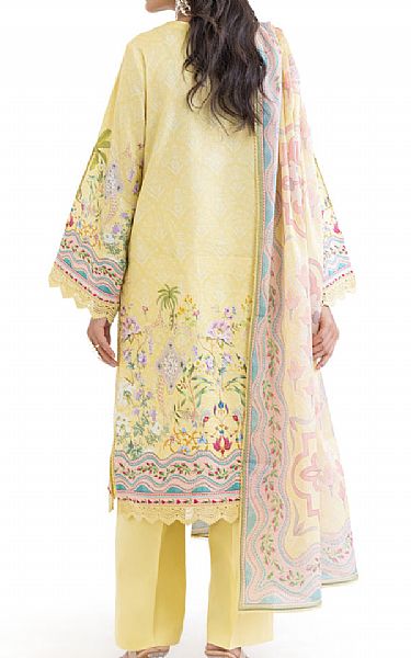 Bonanza Light Yellow Lawn Suit | Pakistani Lawn Dress in USA- Image 2