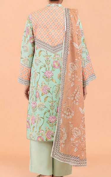 Bonanza Light Green Lawn Suit | Pakistani Lawn Dress in USA- Image 2