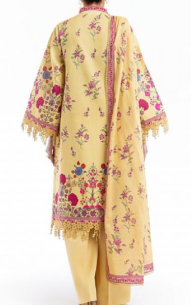 Bonanza Sand Gold Lawn Suit | Pakistani Lawn Dress in USA- Image 2