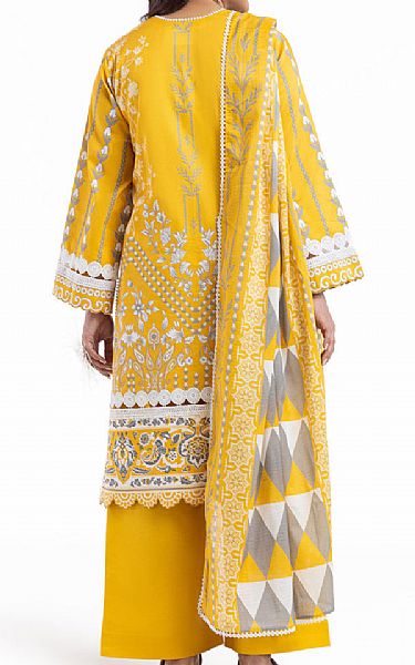 Bonanza Mustard Lawn Suit | Pakistani Lawn Dress in USA- Image 2