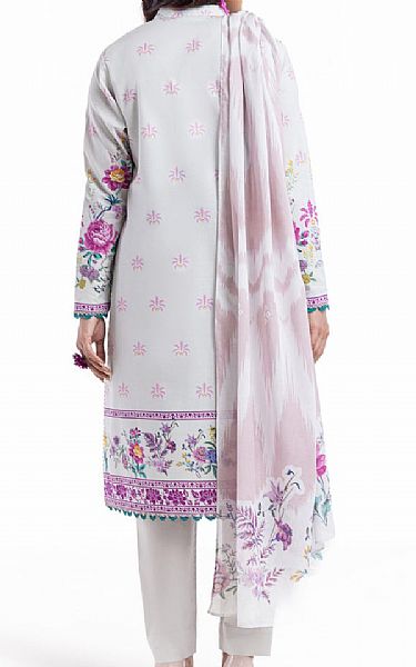Bonanza Light Grey Lawn Suit | Pakistani Lawn Dress in USA- Image 2