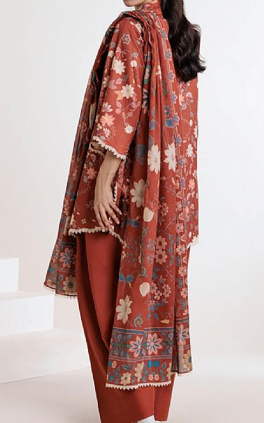 Bonanza Pale Carmine Lawn Suit | Pakistani Lawn Dress in USA- Image 2