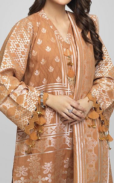 Bonanza Bronze Jacquard Suit | Pakistani Dresses in USA- Image 2