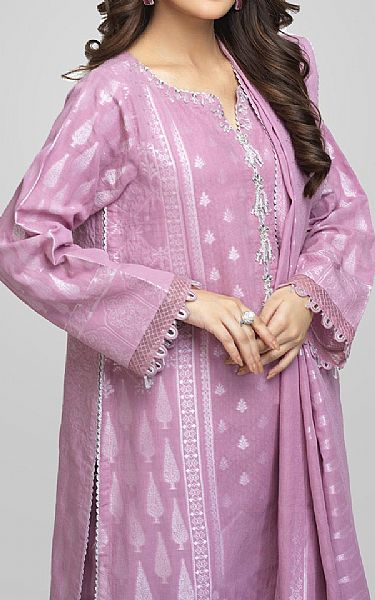 Bonanza Mauve Jacquard Suit | Pakistani Dresses in USA- Image 2