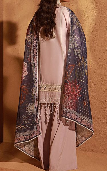 Bonanza Cavern Pink Cambric Suit | Pakistani Winter Dresses in USA- Image 2