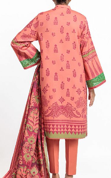 Bonanza Coral Cambric Suit (2 pcs) | Pakistani Winter Dresses in USA- Image 2