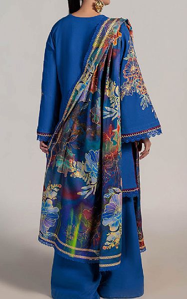 Bonanza Royal Blue Khaddar Suit | Pakistani Winter Dresses in USA- Image 2