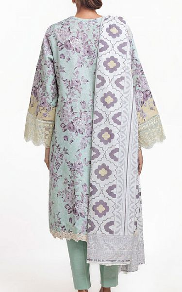Bonanza Summer Green Viscose Suit | Pakistani Winter Dresses in USA- Image 2