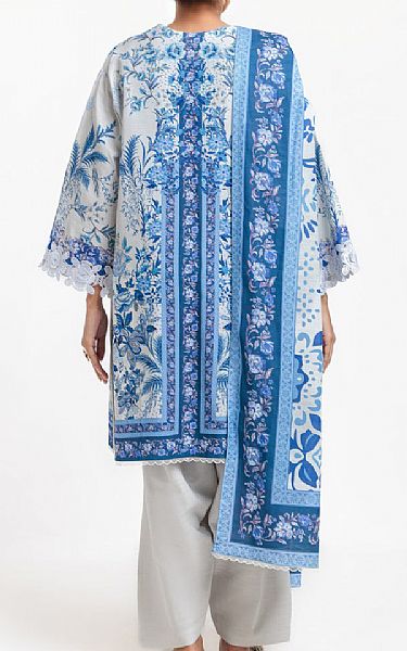 Bonanza Blue/Light Grey Viscose Suit | Pakistani Winter Dresses in USA- Image 2
