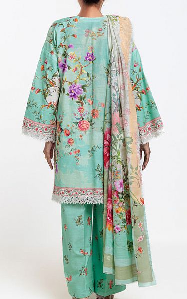 Bonanza Pearl Aqua Light Khaddar Suit | Pakistani Winter Dresses in USA- Image 2