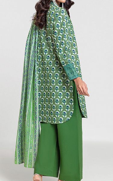 Bonanza Green Cross Hatch Suit | Pakistani Winter Dresses in USA- Image 2