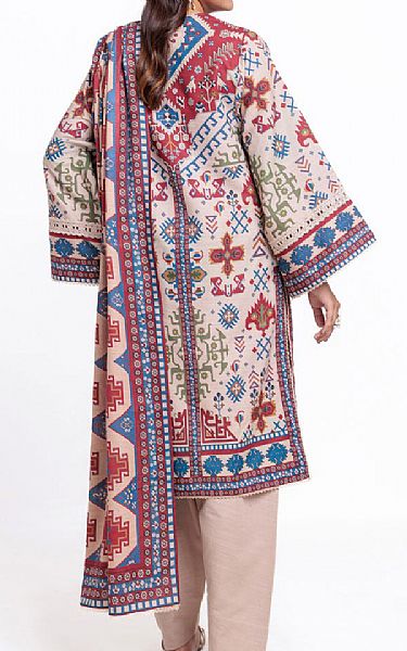 Bonanza Beige Khaddar Suit (2 pcs) | Pakistani Winter Dresses in USA- Image 2