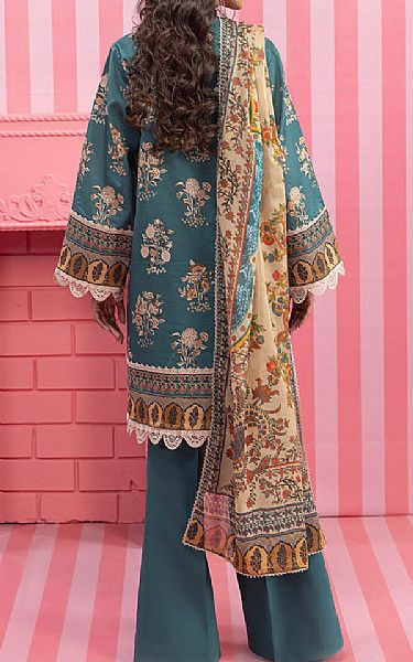 Bonanza Greyish Turquoise Lawn Suit (2 pcs) | Pakistani Lawn Dress in USA- Image 2