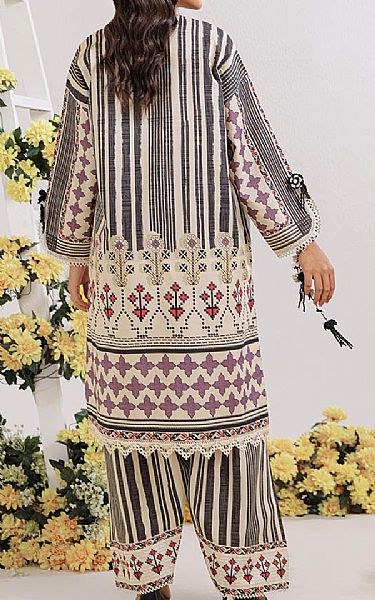 Bonanza Ivory/Black Lawn Suit (2 pcs) | Pakistani Lawn Dress in USA- Image 2