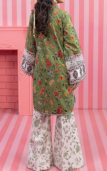 Bonanza Green Lawn Suit (2 pcs) | Pakistani Lawn Dress in USA- Image 2