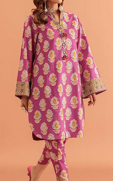 Bonanza Pink Lawn Suit (2 pcs) | Pakistani Lawn Dress in USA- Image 1
