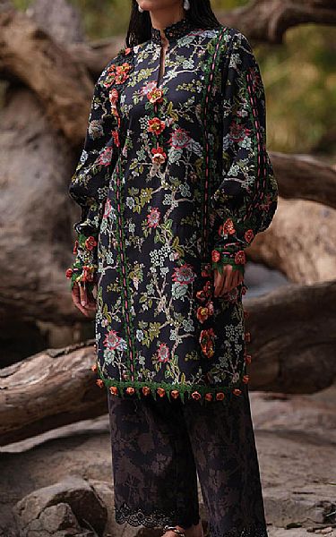 Bonanza Black Lawn Suit (2 pcs) | Pakistani Lawn Dress in USA- Image 1