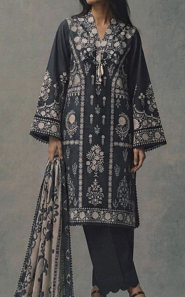 Bonanza Black Lawn Suit | Pakistani Lawn Dress in USA- Image 1