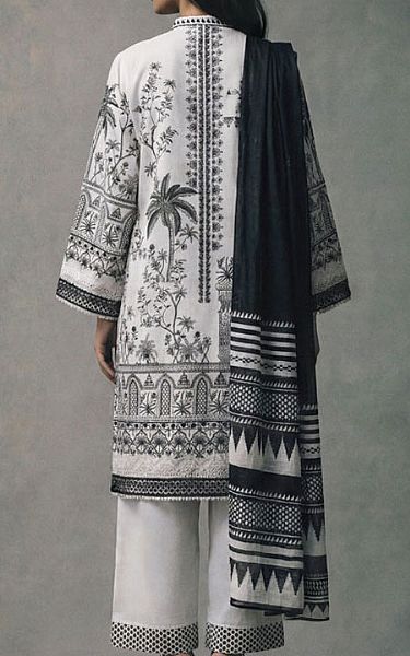 Bonanza White/Black Lawn Suit | Pakistani Lawn Dress in USA- Image 2