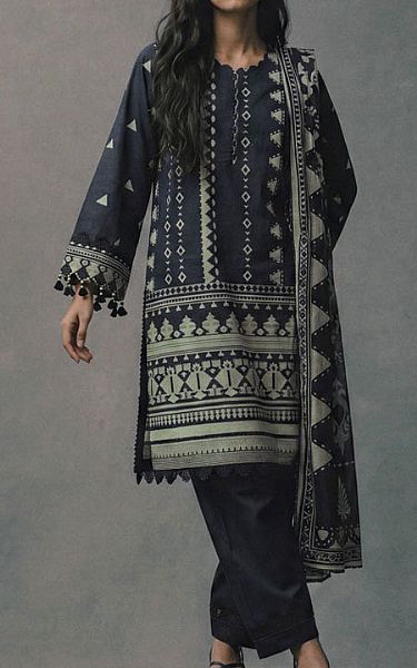Bonanza Black Lawn Suit | Pakistani Lawn Dress in USA- Image 1